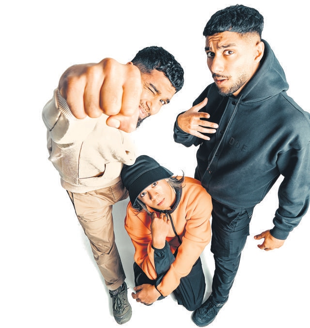Brothers Bilal and Suleman Malik founded the dance group Quick Style with their friend Nasir Sirikhan (in orange). ‘It appears that we all understand these Hindi songs, but what you see is just the joy of partaking in a South Asian wedding,’ says Sirikhan. Brothers Bilal and Suleman Malik founded the dance group Quick Style with their friend Nasir Sirikhan (in orange). ‘It appears that we all understand these Hindi songs, but what you see is just the joy of partaking in a South Asian wedding,’ says Sirikhan.