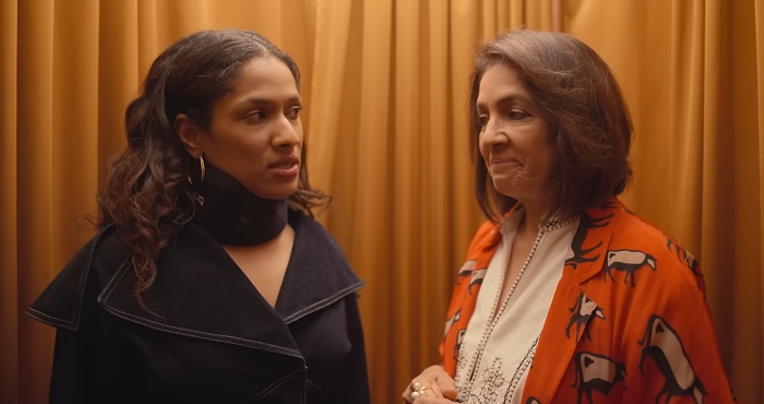 Masaba Gupta and Neena Gupta in Masaba Masaba season 2. Masaba Gupta and Neena Gupta in Masaba Masaba season 2.