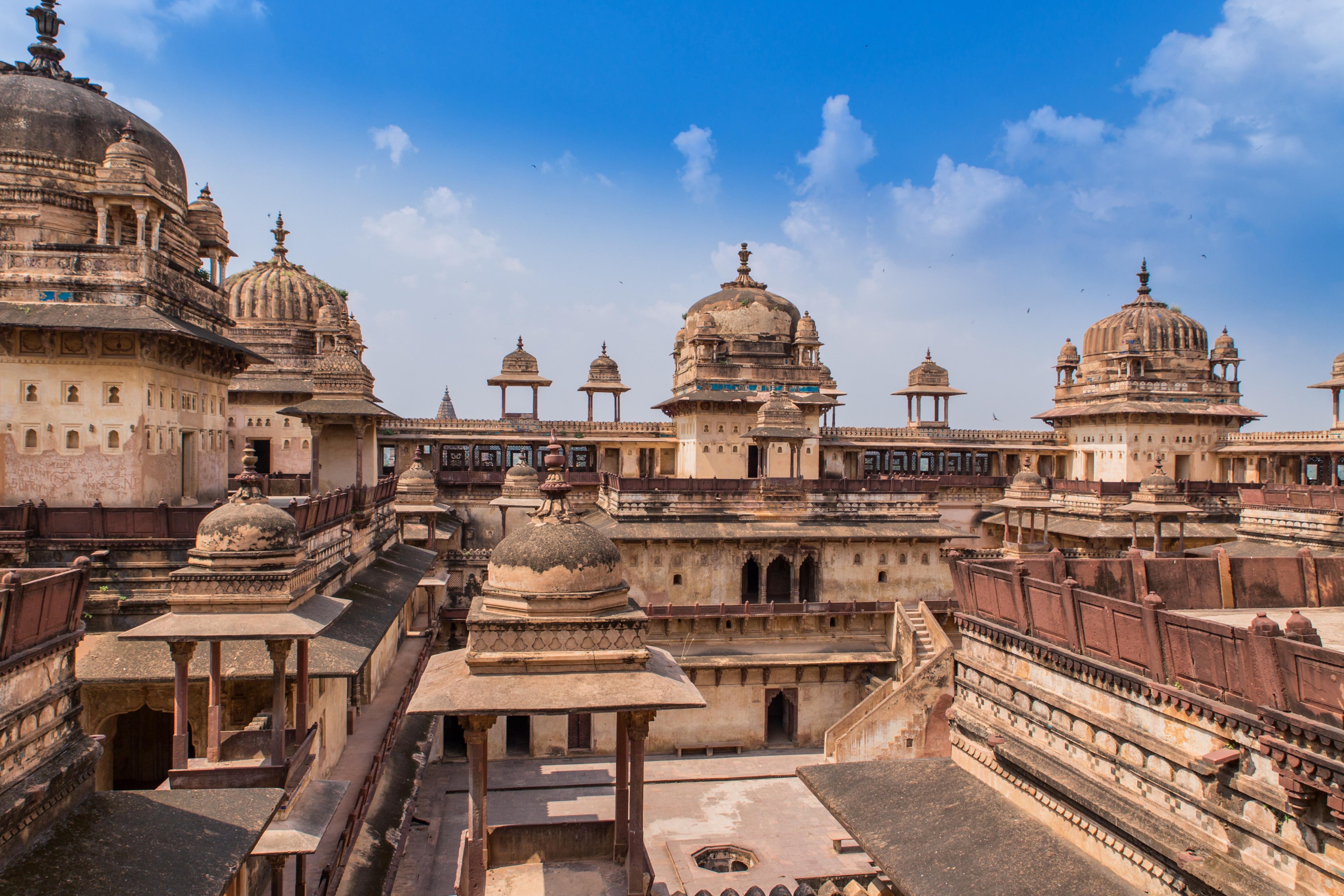 Jehangir Mahal of Orchha Fort.&nbsp; (Shutterstock)