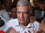 Sri Lanka president Ranil Wickremesinghe.