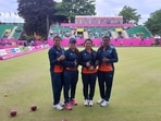 Indian lawn bowl team(Twitter/@India_AllSports)