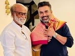 Rajinikanth recently met R Madhavan, and the latter shared videos and photos from their meeting. Rajinikanth recently met R Madhavan, and the latter shared videos and photos from their meeting.