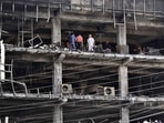 27 people lost their lives in the Mundka building fire on Friday. (Sanjeev Verma/HT)