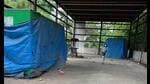 Two bulk waste generators have been lying at the Salunkhe Vihar electric crematorium grounds since 2016. (HT PHOTO) Two bulk waste generators have been lying at the Salunkhe Vihar electric crematorium grounds since 2016. (HT PHOTO)