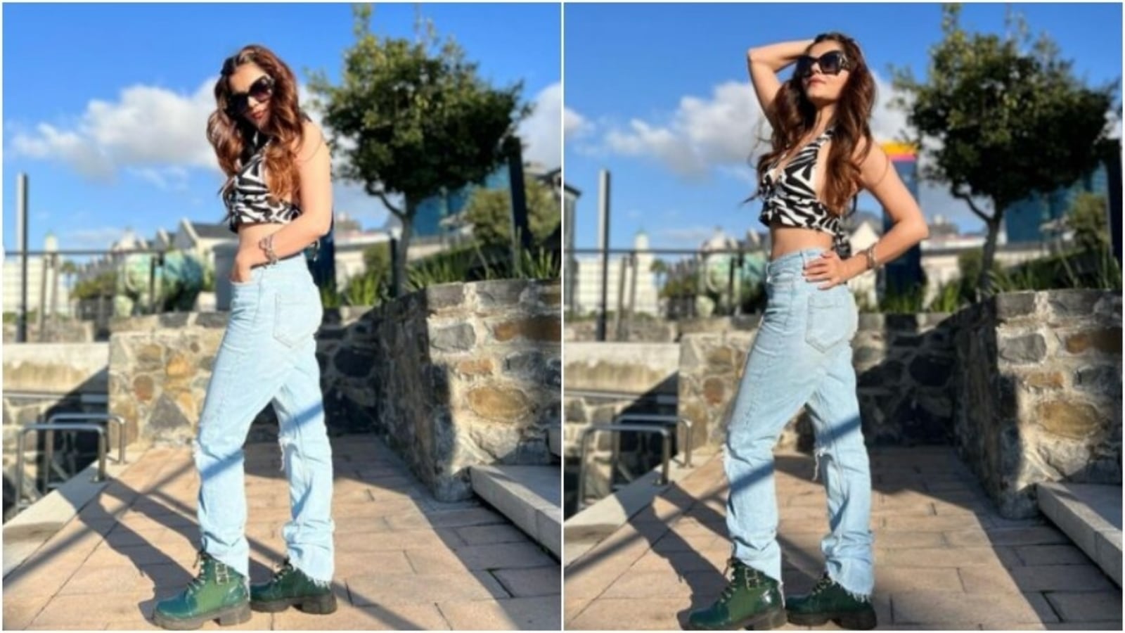 Rubina Dilaik slays summer fashion goals in cropped top, denims