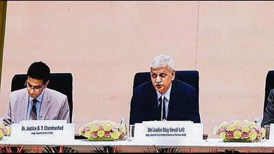 Judiciary will lose its game if it does not shed its inhibition of using modern social media tools such as Twitter and Telegram, justice Dhananjaya Y Chandrachud said on Sunday. (HT Photo) Judiciary will lose its game if it does not shed its inhibition of using modern social media tools such as Twitter and Telegram, justice Dhananjaya Y Chandrachud said on Sunday. (HT Photo)