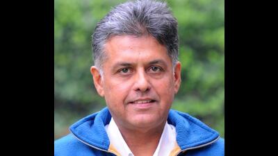 Anandpur Sahib member of Parliament Manish Tewari who is also a senior Supreme Court lawyer, warned officials against blindly following illegal and unlawful diktats of the government lest. (HT File)