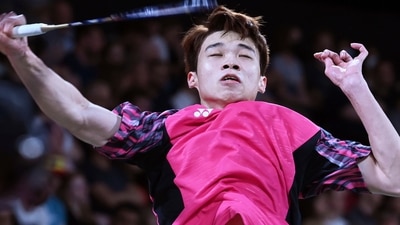 Malaysia's Yong Tze NG competes in badminton at the Commonwealth Games in Birmingham, England (AP) Malaysia's Yong Tze NG competes in badminton at the Commonwealth Games in Birmingham, England (AP)