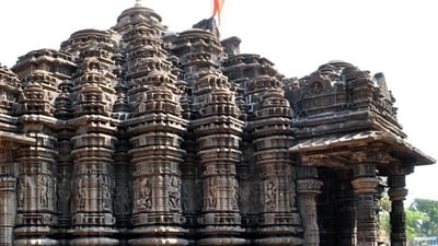 Of the 34 caves in the complex, cave number 16, popularly known as Kailash Cave, is a double-storey structure and tourists have to climb a staircase or go up a ramp to enjoy the view from the top, says ASI official.&nbsp;