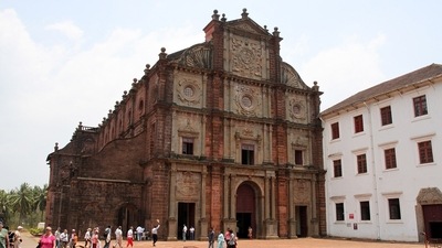 The Churches and Convents of Goa are a group of Catholic religious buildings that have been influential for both the faith and their Portuguese style of art and architecture around Asia. (wikipedia)