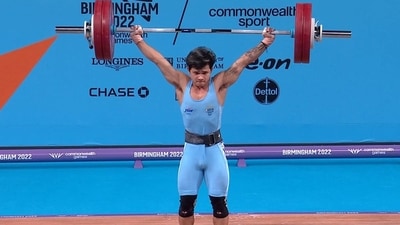 Jeremy Lalrinnunga won gold for Weightlifting in Men's 67kg event at the Commonwealth Games, Birmingham (Screengrab)