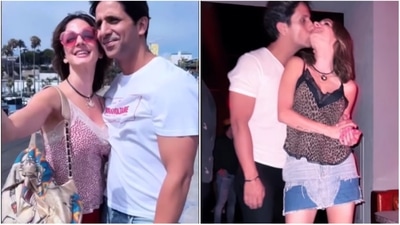 Sussanne Khan has shared new pictures from her vacation with Arslan Goni in California. Sussanne Khan has shared new pictures from her vacation with Arslan Goni in California.