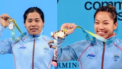 India weightlifters Bindyarani Devi and Mirabai Chanu