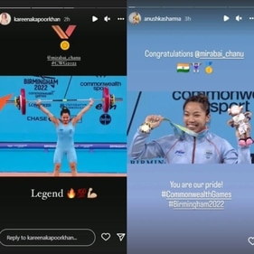 Kareena Kapoor and Anushka Sharma congratulated Mirabai Chanu. Kareena Kapoor and Anushka Sharma congratulated Mirabai Chanu.