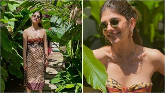 Sanjana Sanghi nails boho chic fashion in her ''miniest vacation ever'(Instagram/@sanjanasanghi96)
