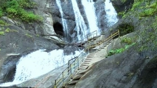 File photo of Kumbhavurutty Falls for representational purposes.&nbsp;(Twitter/@attoiofficial)