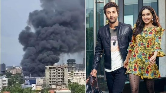 A fire broke out on the Mumbai set of Ranbir Kapoor and Shraddha Kapoor's upcoming film on July 29.