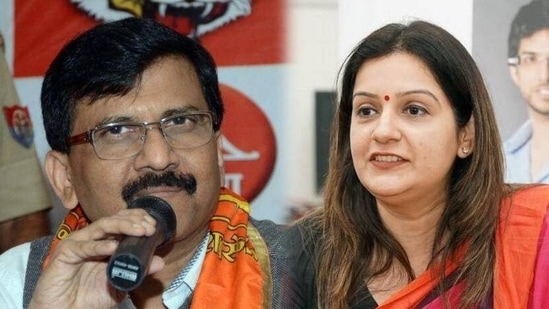 Shiv Sena MPs Sanjay Raut and Priyanka Chaturvedi