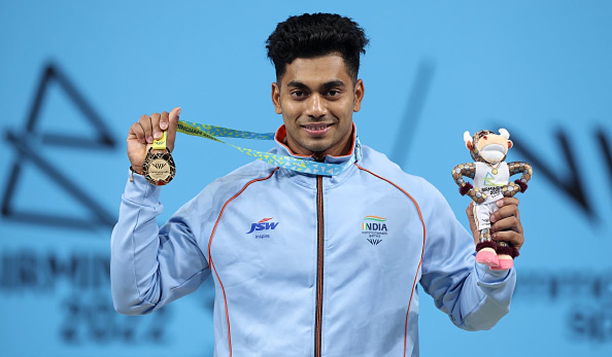 Achinta Sheuli won India its sixth medal of the CWG 2022. (Getty) Achinta Sheuli won India its sixth medal of the CWG 2022. (Getty)
