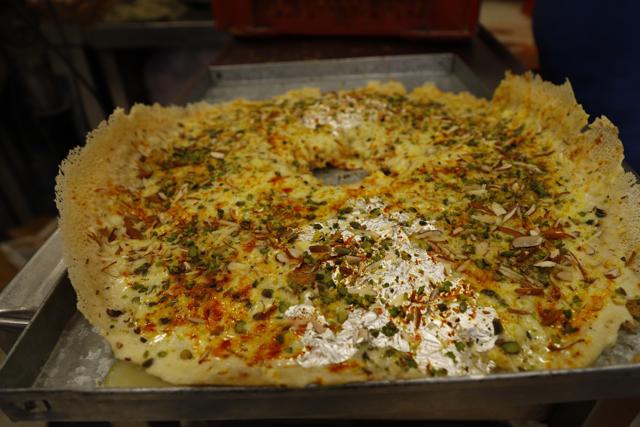 Relish the Babbar ghewar at Shyam Sweets, Chawri Bazar. (Photo: Shantanu Bhattacharya/HT) Relish the Babbar ghewar at Shyam Sweets, Chawri Bazar. (Photo: Shantanu Bhattacharya/HT)