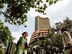 Markets opening bell: Sensex, Nifty open in green.(Bloomberg)