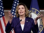 US House of Representatives speaker Nancy Pelosi.(AP) US House of Representatives speaker Nancy Pelosi.(AP)