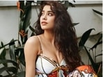 Janhvi Kapoor channels her boho chic vibes in a slip in satin dress