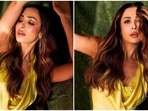 Malaika Arora proves she is the forever fashion icon in sultry yellow thigh-slit gown for new photoshoot Malaika Arora proves she is the forever fashion icon in sultry yellow thigh-slit gown for new photoshoot 