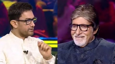 Amitabh Bachchan joked with Aamir Khan on KBC 14 about being a perfectionist. Amitabh Bachchan joked with Aamir Khan on KBC 14 about being a perfectionist.