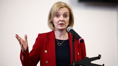 British Conservative frontrunner Liz Truss. (AFP) British Conservative frontrunner Liz Truss. (AFP)