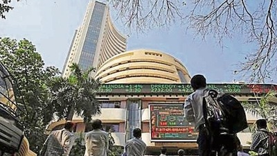 BSE Sensex in Mumbai (File Photo)