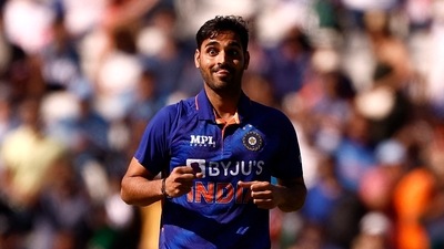 India's Bhuvneshwar Kumar (Action Images via Reuters)