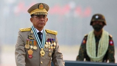 Min Aung Hlaing, chief of Myanmar Junta(File Photo) (REUTERS)