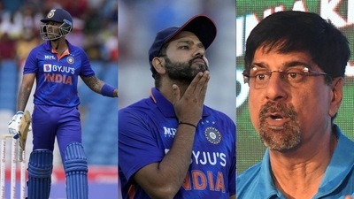 Suryakumar Yadav; Rohit Sharma; Krishnamachari Srikkanth Suryakumar Yadav; Rohit Sharma; Krishnamachari Srikkanth