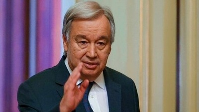 UN secretary-general Antonio Guterres&nbsp; (AP)