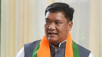 Arunachal Pradesh chief minister Pema Khandu. (PTI) Arunachal Pradesh chief minister Pema Khandu. (PTI)