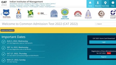 CAT 2022 application begins on August 3; Check eligibility, important dates CAT 2022 application begins on August 3; Check eligibility, important dates