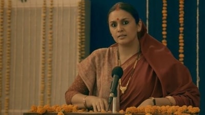 Huma Qureshi in Maharani 2 trailer.