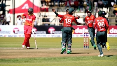 Still from Zimbabwe vs Bangladesh 2nd T20I (Twitter/Zimcricketv)