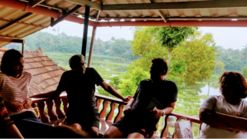 The Juhu Book Club talking personal finance on the Kochi backwaters. The Juhu Book Club talking personal finance on the Kochi backwaters. 