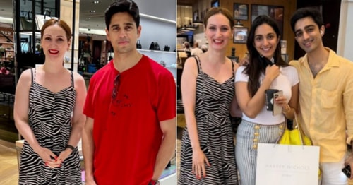 Photos of Sidharth Malhotra and Kiara Advani from Dubai.