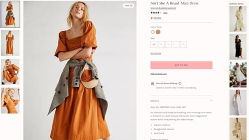 The dress Anushka Sharma wore for her London outing with Virat Kohli. (freepeople.com) The dress Anushka Sharma wore for her London outing with Virat Kohli. (freepeople.com)