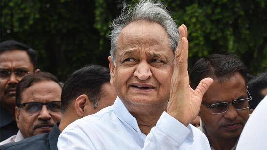 Rajasthan chief minister Ashok Gehlot. (PTI Photo)