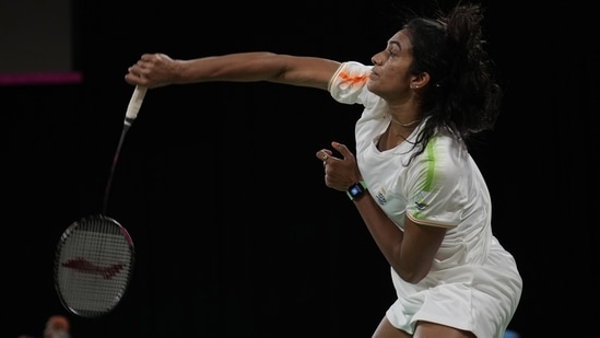 India's Venkata Sindhu Pusarla&nbsp;(AP)