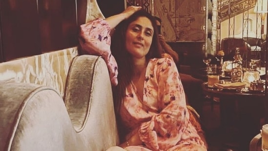 Loved Kareena Kapoor Khan's V-neck floral print dress for last post from her Europe trip? It costs <span class='webrupee'>?</span>14k&nbsp;(Instagram)