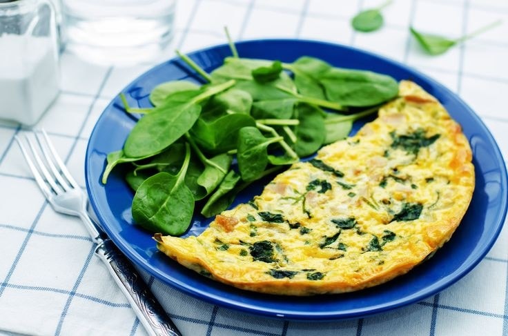 Chia Spinach Omelette(Pinterest)