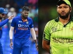 Hardik Pandya with Rohit Sharma; Shahid Afridi Hardik Pandya with Rohit Sharma; Shahid Afridi