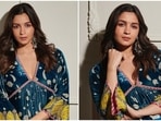 Pregnant Alia Bhatt in velvet kaftan dress for Darling promotions shows new moms-to-be how to mix elegance and comfort&nbsp;