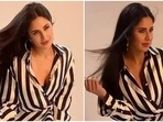 Katrina Kaif in black and white mini shirt dress serves the ultimate party look of the season, it costs <span class='webrupee'>₹</span>1 lakh (Instagram) Katrina Kaif in black and white mini shirt dress serves the ultimate party look of the season, it costs <span class='webrupee'>₹</span>1 lakh (Instagram)