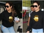 Malaika Arora is the boss lady of airport fashion in sweatshirt, distressed jeans and bare face Malaika Arora is the boss lady of airport fashion in sweatshirt, distressed jeans and bare face 